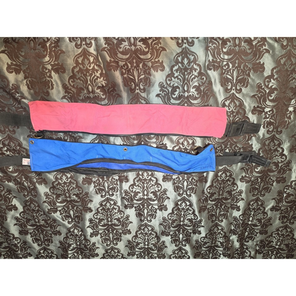 2- Scuba diving weight Belts Blue & Pink